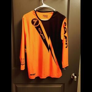 Seven | Motocross Jersey | Orange | Size Youth Large